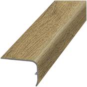 Performance Accessories 79" x 2" Vinyl Glue Down Stair Nose - Sold by Piece (6.58 LF/Piece) Chicago Oak