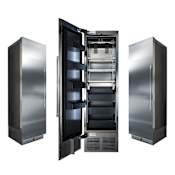 Perlick 24 Inch Wide 12.6 Cu. Ft. Capacity Column Freezer with Left Hinge Panel Ready