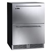Perlick C-Series 24 Inch Wide 5.2 Cu. Ft. Indoor Refrigerator Drawer with Door Lock Panel Ready