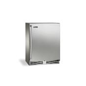 Perlick 24 Inch Wide 3.1 Cu. Ft. Energy Star Rated Outdoor Compact Refrigerator with Right Hinge and Door Lock Stainless Steel