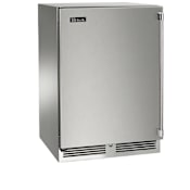 Perlick 24 Inch Wide 14 Bottle Capacity 41 Can Capacity Wine and Beverage Center with Left Hinge Stainless Steel