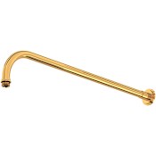 Perrin and Rowe 20" Reach Wall Mount Shower Arm English Gold