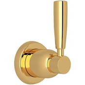 Perrin and Rowe Holborn Single Handle 3 Function Diverter / Volume Control Valve Trim - Less Valve English Gold