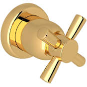 Perrin and Rowe Holborn Single Handle 3 Function Diverter / Volume Control Valve Trim - Less Valve English Gold