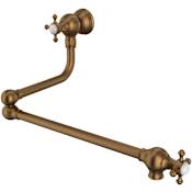 Perrin and Rowe Edwardian 1.8 GPM Wall Mounted Single Hole Pot Filler English Bronze