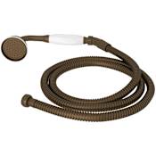 Perrin and Rowe 1.8 GPM Single Function Hand Shower Package - Includes Hose English Bronze