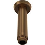 Perrin and Rowe Holborn 4" Ceiling Mounted Shower Arm and Shower Arm Flange English Bronze
