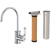 Perrin and Rowe Armstrong 0.5 GPM Cold Water Dispenser with Filter Polished Chrome