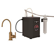 Perrin and Rowe Southbank 0.5 GPM Hot and Cold Water Dispenser English Bronze