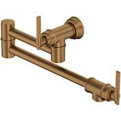 Perrin and Rowe Southbank 1.8 GPM Wall Mounted Single Hole Pot Filler English Bronze