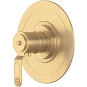 Perrin and Rowe Armstrong Thermostatic Valve Trim Only with Single Lever Handle - Less Rough In Satin English Gold