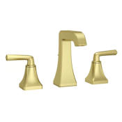 Pfister Park Avenue 1.2 GPM Widespread Bathroom Faucet with Metal Pop-Up Drain Assembly Brushed Gold