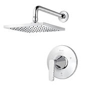 Pfister Kelen Single Handle Shower Trim Only with Single Function Raincan Showerhead (Less Valve) Polished Chrome