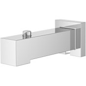 Pfister Dumont 6-3/8" Integrated Diverter Tub Spout with Push Button Diverter Polished Chrome