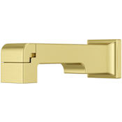 Pfister Verve 8-11/16" Integrated Diverter Tub Spout Brushed Gold