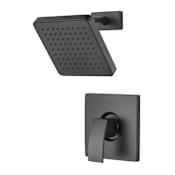 Pfister Kenzo Faucet Valve Trim Single Handle Pressure Balanced with Raincan Shower Head Black