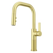Pfister Montay 1.8 GPM Single Hole Pull Down Kitchen Faucet with Magnetic Docking Brushed Gold