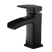 Pfister Kenzo 1.2 GPM Single Hole Bathroom Faucet with Metal Pop-Up Assembly Black