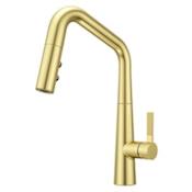 Pfister Asari 1.8 GPM Single Hole Pull Down Kitchen Faucet Brushed Gold