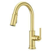 Pfister Colfax 1.8 GPM Single Hole Pull Down Kitchen Faucet Brushed Gold