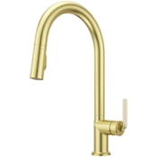 Pfister Tenet 1.8 GPM Single Hole Pull Down Kitchen Faucet - Less Handle Brushed Gold