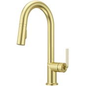 Pfister Tenet 1.8 GPM Single Hole Pull Down Bar Faucet - Less Handle Brushed Gold