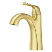 Pfister Willa 1.2 GPM Single Hole Bathroom Faucet with Pop-Up Drain Assembly Brushed Gold