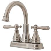 Pfister Sonterra 1.2 GPM Centerset Bathroom Faucet - Includes Pop-Up Drain Assembly Brushed Nickel