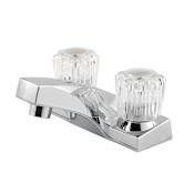 Pfister Pfirst Series 1.2 GPM Centerset Bathroom Faucet with Drain Assembly Polished Chrome