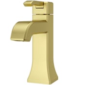 Pfister Park Avenue 1.2 GPM Single Hole Bathroom Faucet with Metal Pop-Up Drain Assembly Brushed Gold