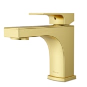 Pfister Pfirst Modern 1.2 GPM Single Hole Bathroom Faucet Brushed Gold