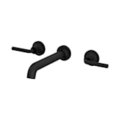 Pfister Tenet 1.2 GPM Wall Mounted Widespread Bathroom Faucet Matte Black