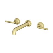 Pfister Tenet 1.2 GPM Wall Mounted Widespread Bathroom Faucet Brushed Gold