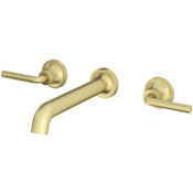 Pfister Tenet 1.2 GPM Wallmount Widespread Bathroom Faucet Brushed Gold