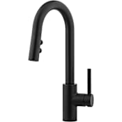 Pfister Stellen 1.8 GPM Single Hole Pull Down Bar Faucet with Pforever Seal - Includes Escutcheon Matte Black