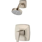 Pfister Arkitek Shower Trim Package with Single Function Shower Head, SecurePfit, and EZ Clean Brushed Nickel