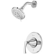 Pfister Woodbury Shower Only Trim Package with 1.8 GPM Multi Function Shower Head with SecurePfit Anti-Wobble Handle, Pforever Seal, and Spot Defense Polished Chrome