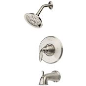 Pfister Avalon Tub and Shower Trim Package with Multi Function Shower Head, SecurePfit, and EZ Clean Brushed Nickel