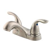 Pfister Pfirst Series 1.2 GPM Centerset Bathroom Faucet with Drain Assembly Brushed Nickel