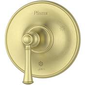 Pfister Tisbury Single Function Pressure Valve Trim Only with Single Handle Brushed Gold