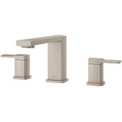 Pfister Deckard Deck Mounted Roman Tub Filler Trim with Metal Lever Handles and Built-In Diverter Brushed Nickel
