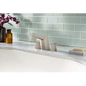 Pfister Arkitek Deck Mounted Roman Tub Filler Trim with Metal Lever Handles Brushed Nickel