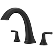Pfister McAllen Deck Mounted Roman Tub Filler Matte Black