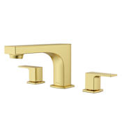 Pfister Pfirst Modern Deck Mounted Roman Tub Filler Brushed Gold