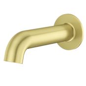 Pfister Modern Round 6-7/16" Tub Spout Brushed Gold