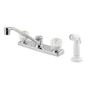Pfister Pfirst Series 1.75 GPM Kitchen Faucet - Includes Side Spray and Escutcheon Polished Chrome