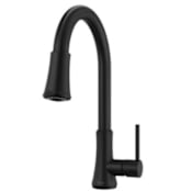 Pfister Pfirst Series 1.8 GPM Single Hole Pull Down Kitchen Faucet Matte Black