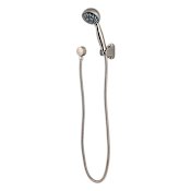 Pfister Pfirst 1.8 GPM Multi-Function Hand Shower - With Hose, Mounting Bracket, and Wall Supply Brushed Nickel