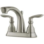 Pfister Avalon 1.2 GPM Centerset Bathroom Faucet with Metal Pop-Up Drain Assembly Brushed Nickel
