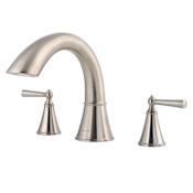 Pfister Saxton Deck Mounted Roman Tub Filler Brushed Nickel